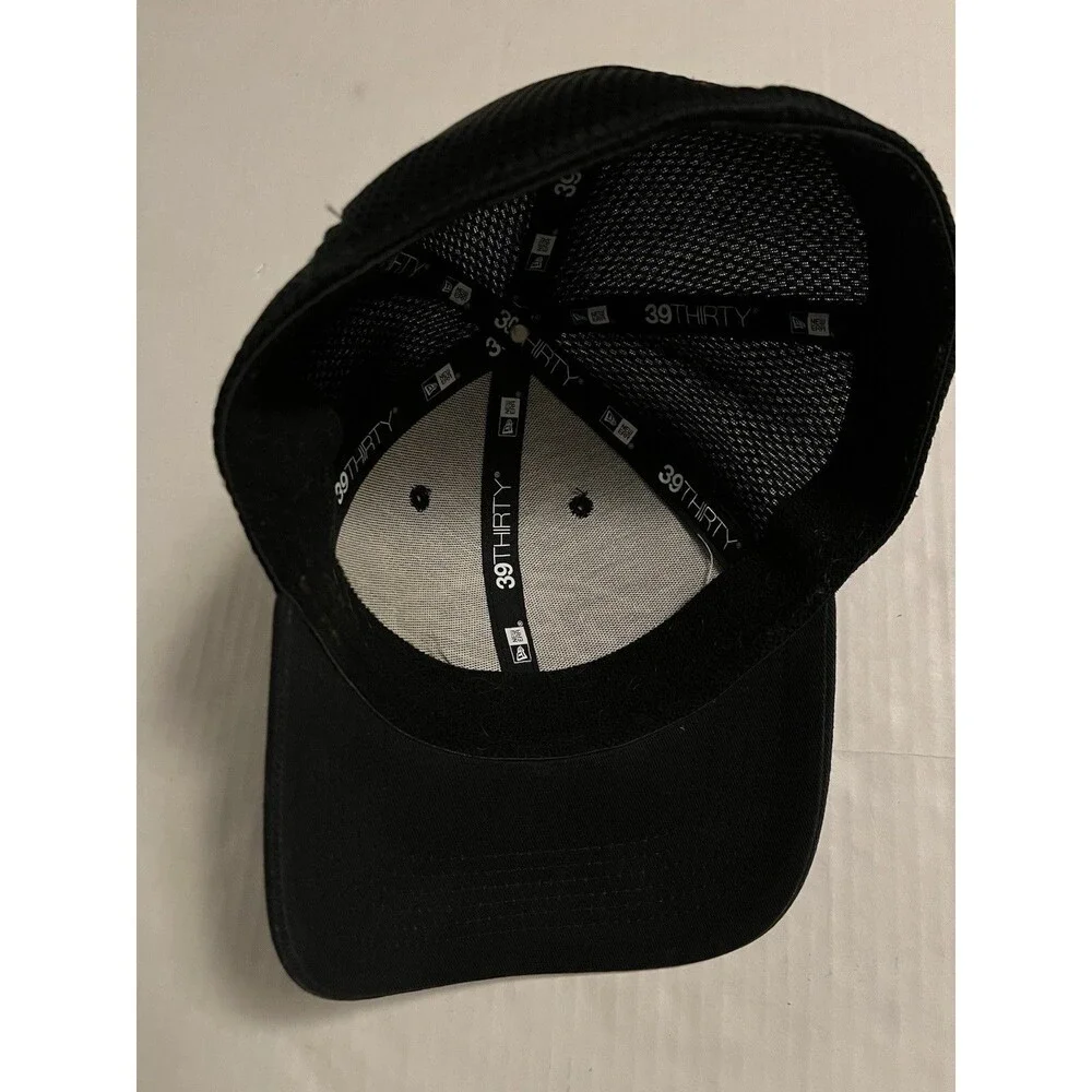 New Era Baltimore Ravens NFL Fitted Flexfit Hat Cap Small Medium 39Thirty Black